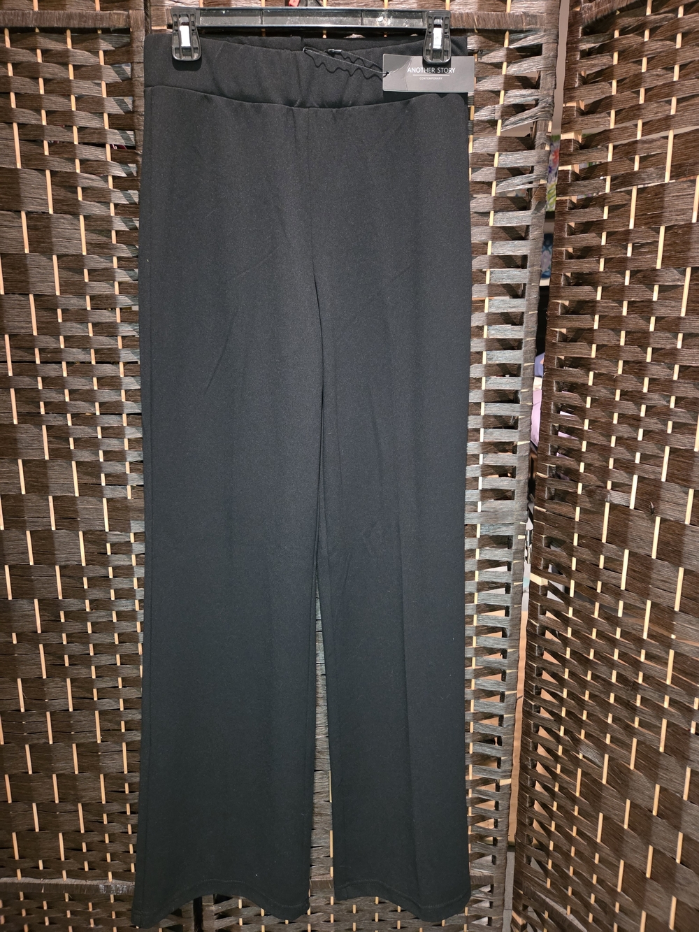 BNWT Classic Black Wide-Leg Ponte Pants